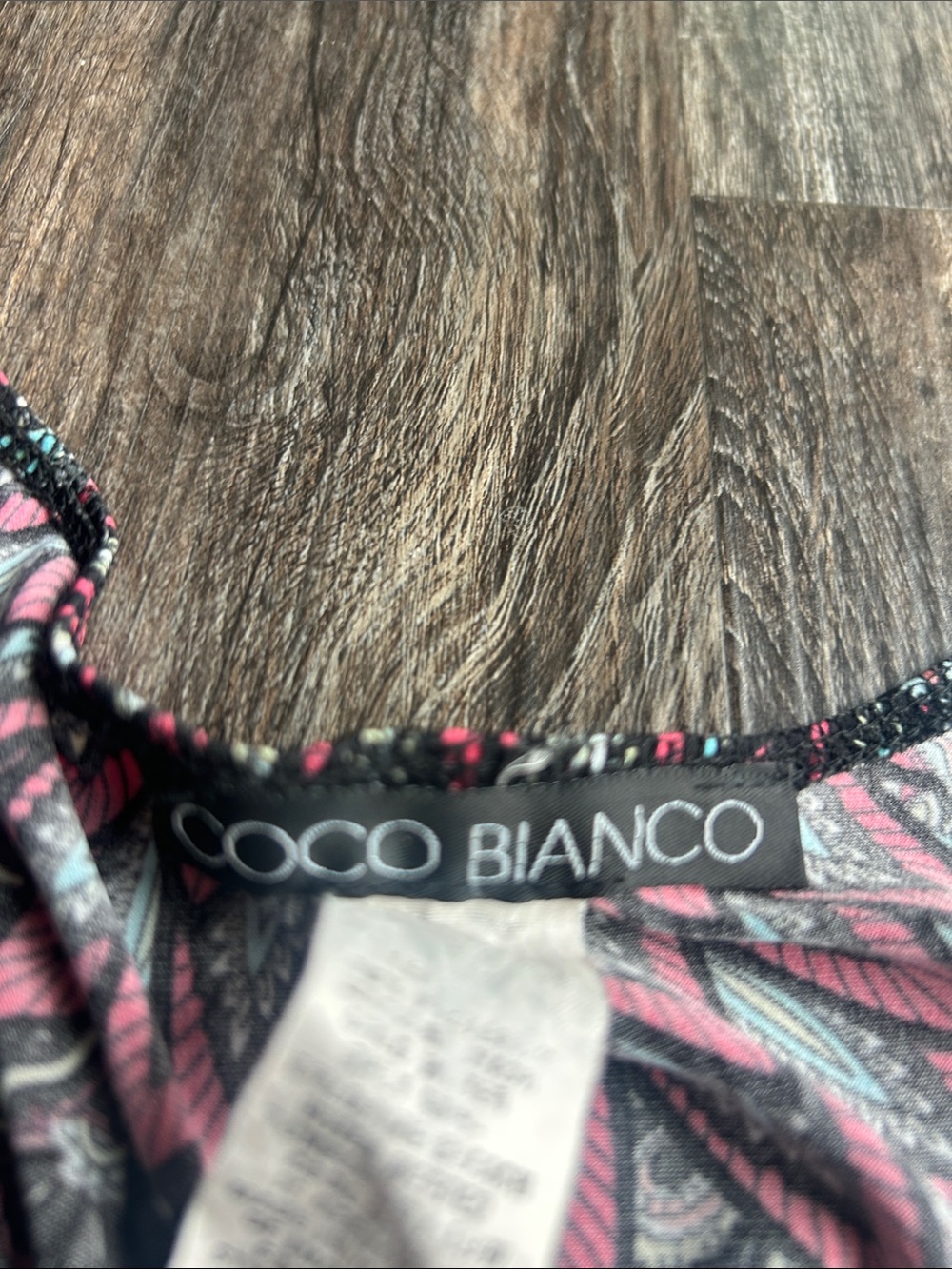Coco Bianco Multicolor Paisley Wrap Blouse - Picture 2 of 4
